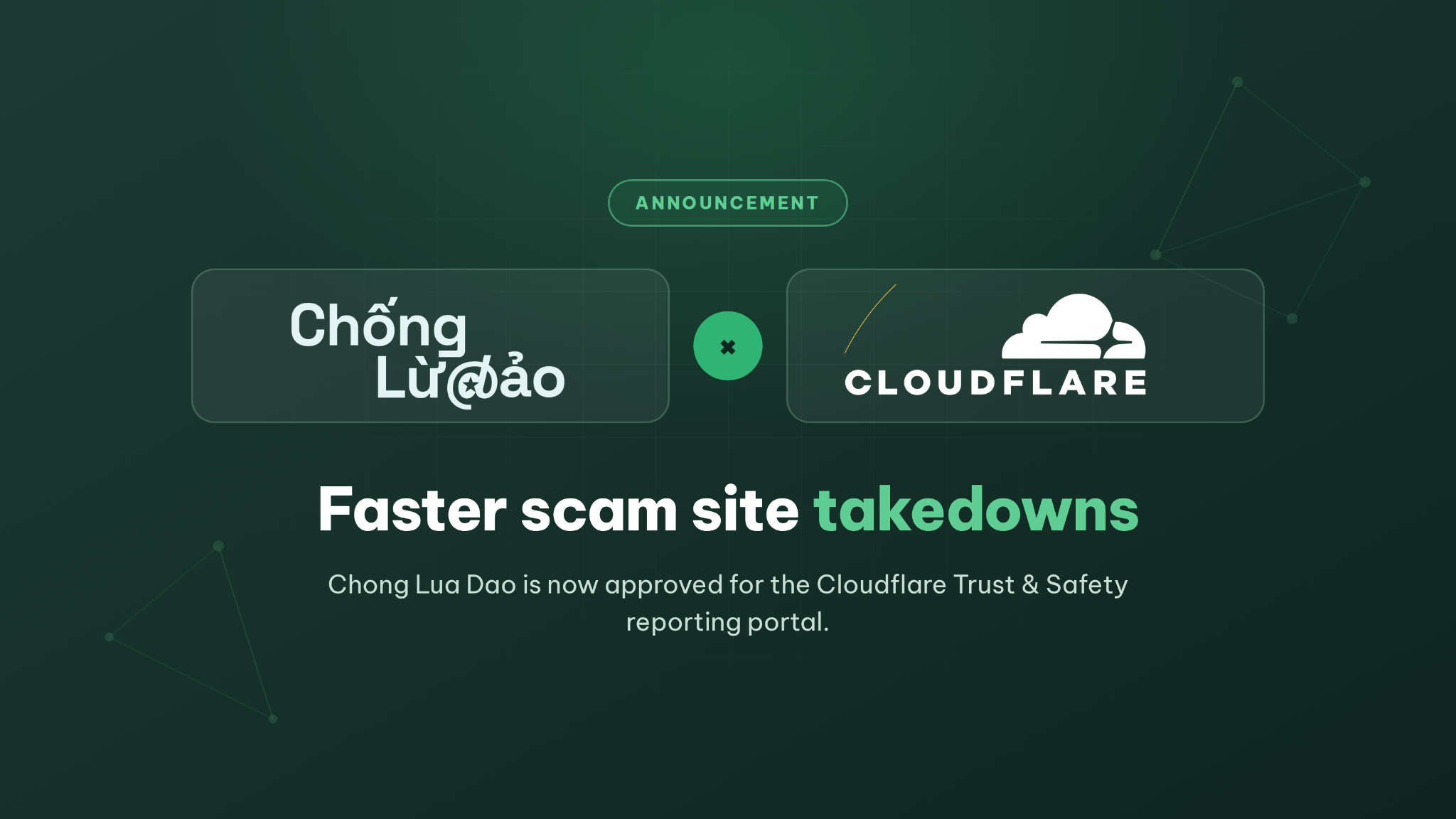 Chong Lua Dao partners with Cloudflare Trust & Safety