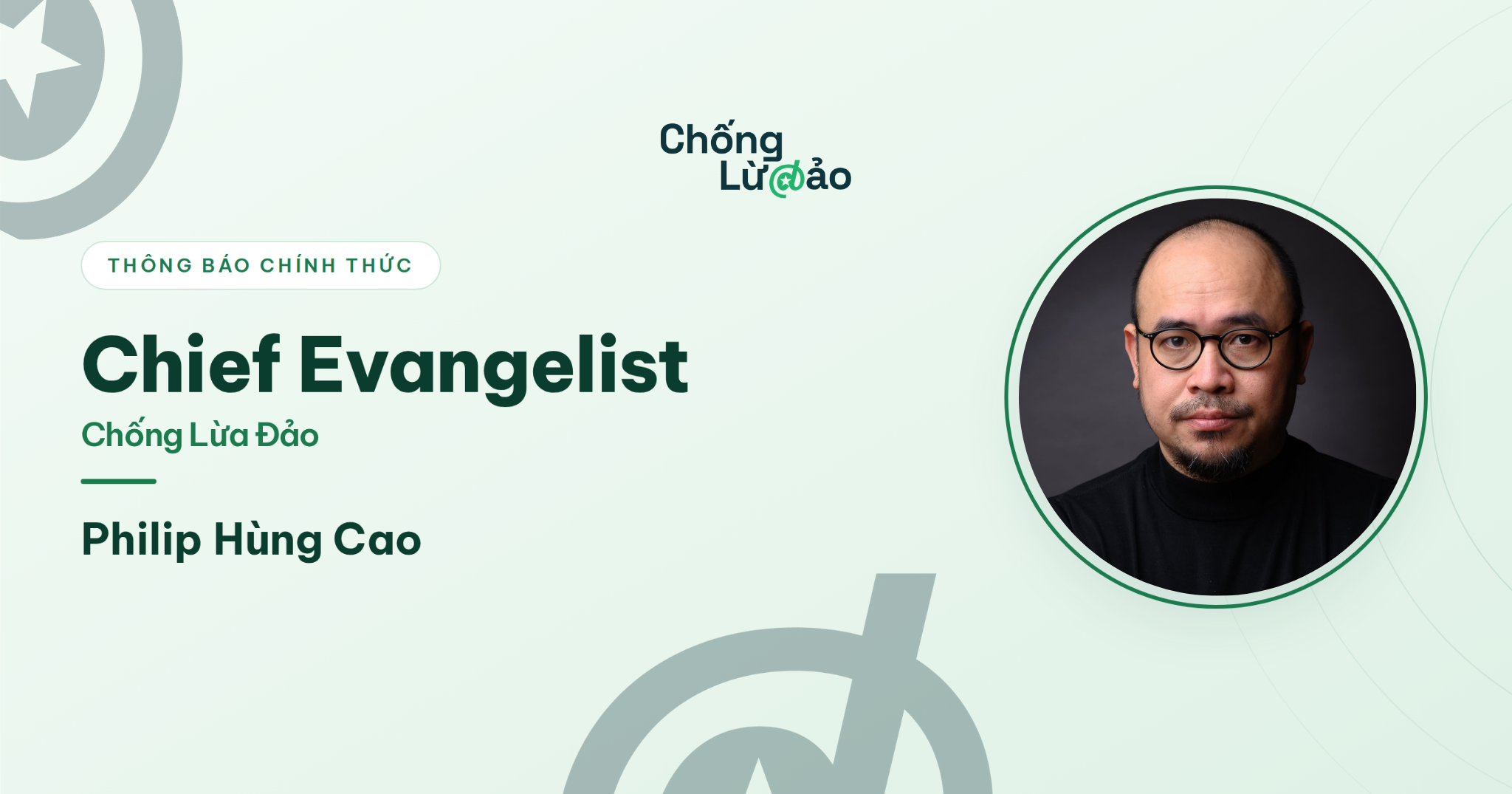 Mr. Philip Hung Cao officially becomes Chief Evangelist of Chong Lua Dao